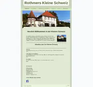 Kleine Seitenvorschau von rothmers-kleine-schweiz.de