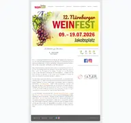 Kleine Seitenvorschau von nuernberg-weinfest.de