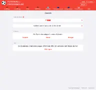 Kleine Seitenvorschau von fussball-ergebnis.de