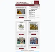 Kleine Seitenvorschau von holstenschule.de