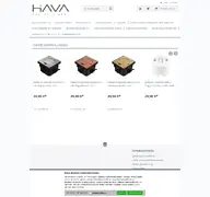 Kleine Seitenvorschau von hava-shop.de
