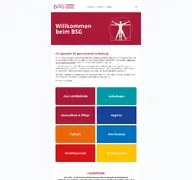 Kleine Seitenvorschau von bsg-kongresse.de
