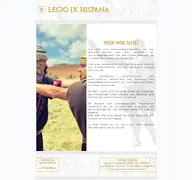 Kleine Seitenvorschau von legio-ix-hispana.de