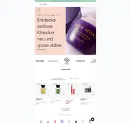 Kleine Seitenvorschau von oriflame.de