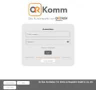 Kleine Seitenvorschau von orkomm.de