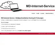 Kleine Seitenvorschau von md-internet-service.de