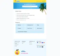 Kleine Seitenvorschau von kundenservice.holidaydiscounter.de