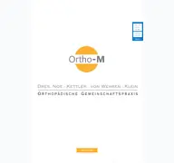 Kleine Seitenvorschau von ortho-m.de