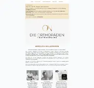 Kleine Seitenvorschau von ortho-neu.de