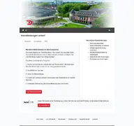 Kleine Seitenvorschau von service.dinslaken.de