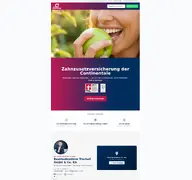 Kleine Seitenvorschau von diecontinentale-zahn.de