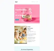 Kleine Seitenvorschau von budget-liebe.de