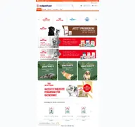 Kleine Seitenvorschau von mdpetfood.at