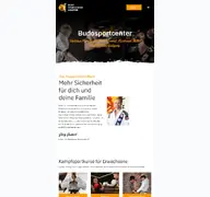 Kleine Seitenvorschau von budosportcenter-muenster.de