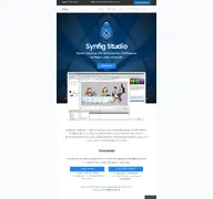 Kleine Seitenvorschau von synfig.org