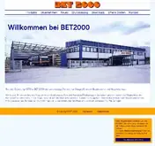 Kleine Seitenvorschau von bet2000.de