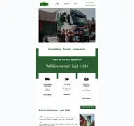 Kleine Seitenvorschau von spedition-hsh.de
