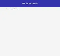 Kleine Seitenvorschau von serverinstitut.de