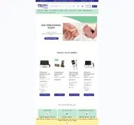 Kleine Seitenvorschau von medelo-hebshop.de
