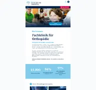 Kleine Seitenvorschau von orthopaedie-marienstift.de