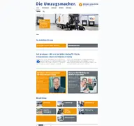 Kleine Seitenvorschau von dieumzugsmacher.de