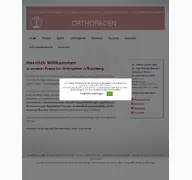 Kleine Seitenvorschau von orthopaedie-nbg.de