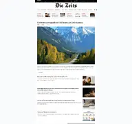 Kleine Seitenvorschau von diezeits.de