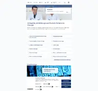 Kleine Seitenvorschau von orthopaedie-unfallchirurgie.uk-koeln.de