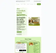 Kleine Seitenvorschau von orthopaedische-praxis-krauss.de