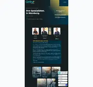 Kleine Seitenvorschau von orthoplus-franken.de