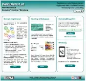 Kleine Seitenvorschau von webdienst.at