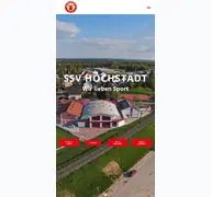 Kleine Seitenvorschau von ssv-hoechstaedt.de