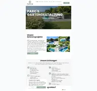 Kleine Seitenvorschau von gartengestaltung.ch