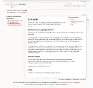 Kleine Seitenvorschau von sta-wiki.jade-hs.de