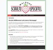 Kleine Seitenvorschau von waldhof-schulte-spechtel.de