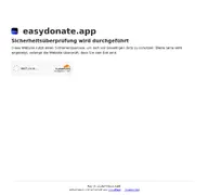 Kleine Seitenvorschau von easydonate.app