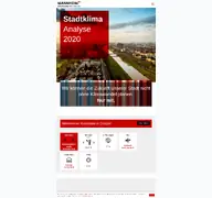 Kleine Seitenvorschau von stadtklimaanalyse-mannheim.de