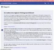 Kleine Seitenvorschau von eklausur.uni-freiburg.de