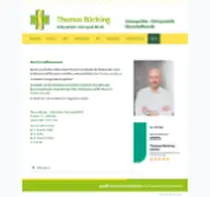 Kleine Seitenvorschau von osteopathie-kiel-buecking.de