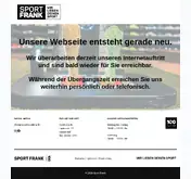 Kleine Seitenvorschau von sport-frank.de