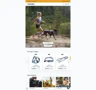 Kleine Seitenvorschau von ruffwear.com