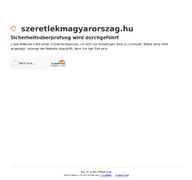 Kleine Seitenvorschau von szeretlekmagyarorszag.hu