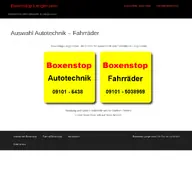 Kleine Seitenvorschau von boxenstop-langenzenn.de
