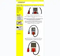 Kleine Seitenvorschau von stromcraft.de