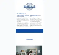 Kleine Seitenvorschau von gilgen-umzuege.de