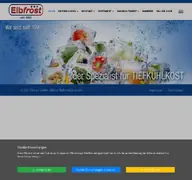 Kleine Seitenvorschau von elbfrost.de