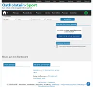 Kleine Seitenvorschau von ostholstein-sport.de