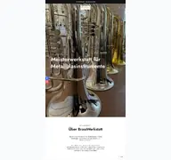 Kleine Seitenvorschau von brasswerkstatt.de