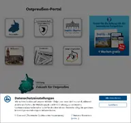 Kleine Seitenvorschau von ostpreussen.de