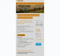 Kleine Seitenvorschau von egger-radl.de